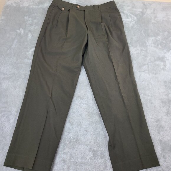 Cordovan &‎ Grey 100% Virgin Wool Brown Pants 36 x 30 - Picture 1 of 11